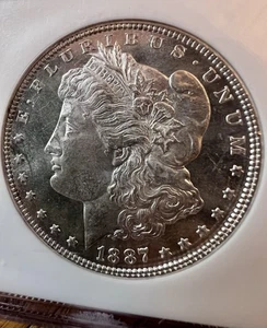 1887 S$1 Morgan Silver Dollar Certified NGC MS63 Proof Like (PL) Special Designa - Picture 1 of 6
