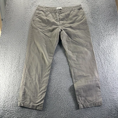 Riviera Club x Lucky Brand Pant Mens 38x30 Beige Cotton Chino Lined Button-Fly - Image 1 of 4