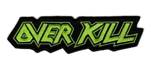 Overkill Sew-on Patch | Dave Linsk Green American Thrash Metal Music Band Logo - Picture 1 of 1