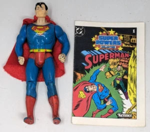 Vintage 1984 DC Comics Kenner Super Powers Superman Action Figure Toy JM24 - Picture 1 of 12