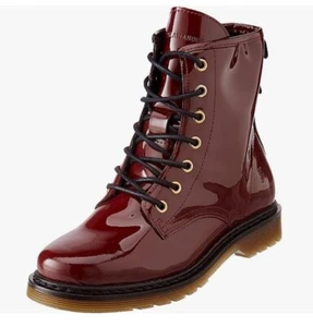 Salamander Sandrie women's *size UK6 EU39* patent leather boots Like Dr. Martens - Picture 1 of 10