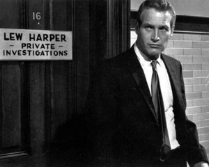Paul Newman as private eye Lew Harper by his office 1966 Harper 11x17 poster - Picture 1 of 1