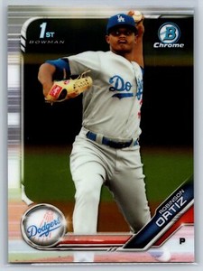 2019 Bowman Chrome Robinson Ortiz First Bowman Rookie Los Angeles Dodgers RC