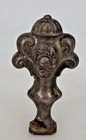Figürliche Biedermeier Petschaft Silber um 1830 (108212)
