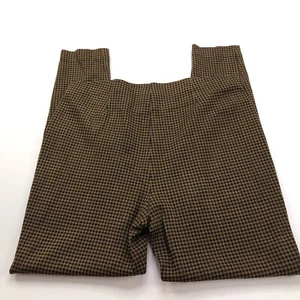 J. Jill Ponte Leggings Medium (Fit 30W 27L) Rayon Mid Rise Tapered Pants Check - Picture 1 of 9