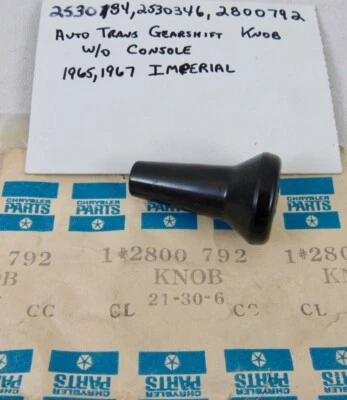 1965 1967 Chrysler Imperial NOS MOPAR Auto Transmission Gear Shift Knob - Imagem 1 de 2