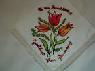 To My Sweetheart Greetings From Germany Hanky Vintage Hankies Handkerchief 