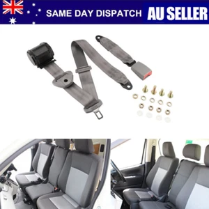 Universal for Toyota Seat Belt Front Rear 3 Point Safety Strap Seatbelt Grey AUS - Picture 1 of 12