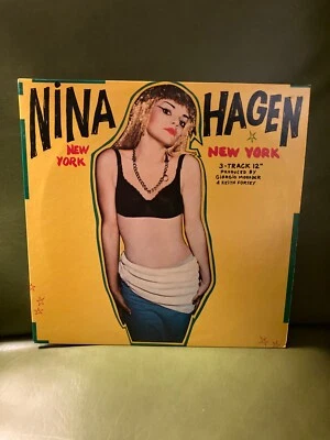 Nina Hagen - New York New York 12" Vinyl Single Promo VG+ Foto 1 de 4