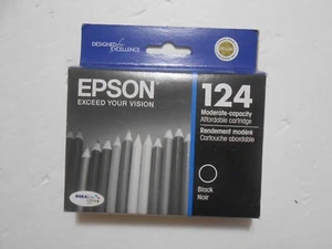 Epson 124 Standard-Capacity Black Ink Cartridge Expired 05/2016 - Picture 1 of 3