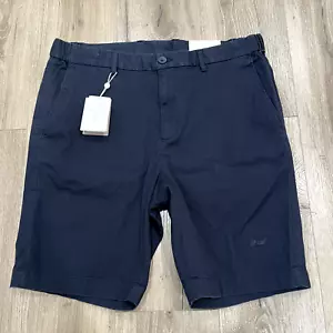Porter & Ash Shorts Herren Größe 32 Marineblau Bedford Kordel Luxus Neu mit Etikett - Bild 1 von 7