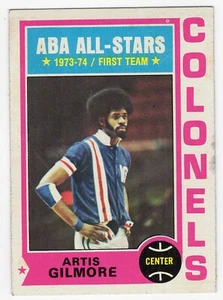 1974-75 Topps ABA Artis Gilmore All-Star #180 Kentucky Colonels Jacksonville - Picture 1 of 2