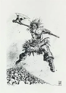 LITOGRAFIA di Conan the Barbarian - Tiferno Comics - Gianluca Gugliotta - Picture 1 of 1