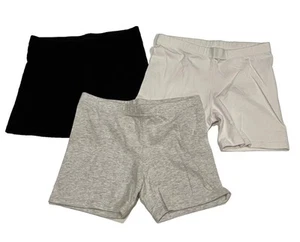 Member's Mark Girl's 3-Pack Favorite Cartwheel Shorts Black/White/Heather Gray L - Picture 1 of 5