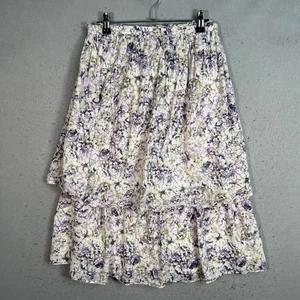 Happy x Nature Blumen Stufenrock Damen XS 100% Baumwolle - Bild 1 von 7
