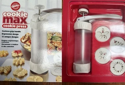 Prensa de galletas Wilton Cookie Max nueva en caja - 12 discos de diseño ~ caja abierta Foto 1 de 4