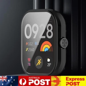 AU TPU Case Full Cover Protective Shell Anti-Fall Case for Redmi Watch 4 (Black) - Zdjęcie 1 z 9