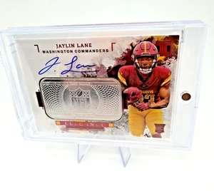 2025 FOTL Impeccable Football - Jaylin Lane Silver Bar RC Auto 10/20 Commanders - Picture 1 of 3