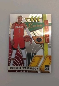 2019 Donruss Optic Russell Westbrook Express Lane #7 Rockets - Picture 1 of 3