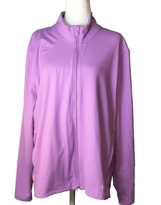 NWT - Under Armour Women's Motion Fitted Jacket Purple Plus Size 2XL - Picture 1 of 11