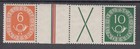 1951 Posthorn ZDR Mi WZ 4 ** Luxus!
