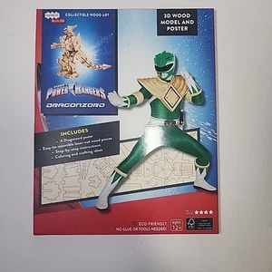 Power Rangers: DRAGONZORD BUILD 3D WOOD MODEL (Limited Ed LootCrate) RARE! - Picture 1 of 4