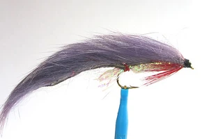 10 x Mouche streamer ZONKER VIOLET H8/10/12 fly truite fliegen mosca purple - Photo 1/1