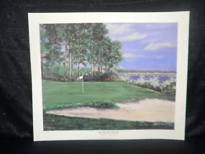 Litografía L/E de golf Bobby Sikes Hole 18 Bay Point - Imagen 1 de 4