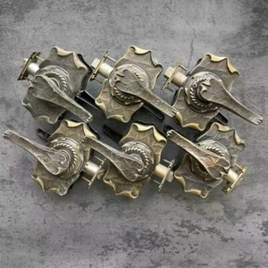 Lot of 6 Vintage Amerock Carriage House Door Handle Passage Sets Levers Hardware - Picture 1 of 5