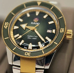 Rado Captain Cook Automatic Ceramic Two Tone Men's Watch - Picture 1 of 8