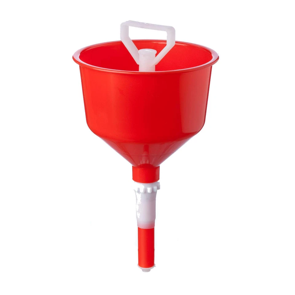 A.CAPALDO Imbuto Autoregolatore Rosso Per Travaso Olio Vino Acqua Con Arresto Automatico