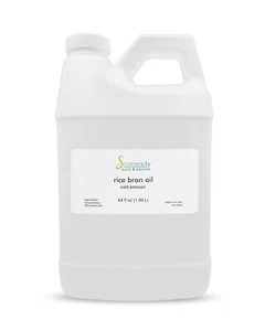 Reiskleieöl kaltgepresst 100 % rein & natürlich 64 fl oz von Soapeauty - Bild 1 von 5