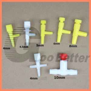 Aquarium Lufthahn Rückschlagventil Luftausströmer Schlauch Ventil Regelventil - Bild 1 von 16