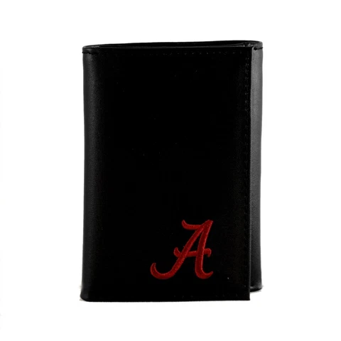 Alabama Crimson Tide 6608 Men's Tri Fold Leather Wallet by Sandol Cover