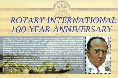 Niue 2005 - Rotary International 100th Anniversary - Souvenir Sheet - 796 - MNH Cover