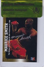Maurice Smith Signed 2001 Epoch K-1 Grand Prix Card #99 BAS COA UFC Kickboxing