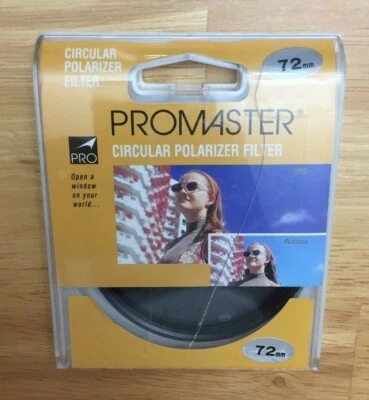 Promaster Filter 72mm CIR-PL Original Packaging Screw In Polarizer Glass Filter  - Image 1 of 3