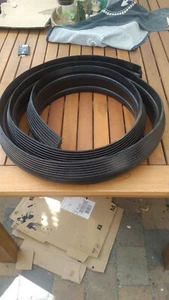 15,99€/m METERWARE Gummi Kabelführung 1 Kanal HEAVY Kabelbrücke Schlauchbr. 3m - Bild 1 von 2