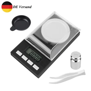 Feinwaage 0,001g Milligramm Digitale Waage Goldwaage Taschenwaage Briefwaage DHL - Bild 1 von 12