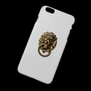 3D Lion Head Finger Ring Stand Holder Back Hard Case For iPhone 6 Plus / 6S Plus - Picture 1 of 2