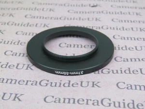 37mm to 55mm Male-Female Stepping Step Up Filter Ring Adapter 37mm-55mm - Picture 1 of 2
