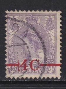 Netherlands 1921 NVPH 106P2 Plate Error  CANC VF / CAT VALUE $440 - Picture 1 of 2