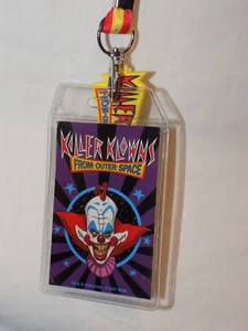 Killer Klowns From Outer Space Lanyard Keychain Spirit Halloween Badge ID E2 - Picture 1 of 5