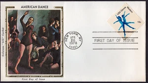 Scott #1752 (1752a) USA Dance (04/26/78) Colorano Silk FDC New York NY - Picture 1 of 2