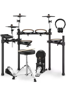 Donner DED-100 Electronic Drums 425 Sounds 5 drum pads 3 cymbal pads New in Box - Picture 1 of 10