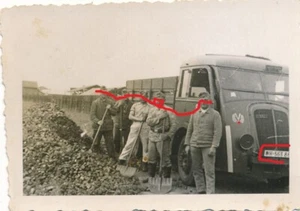 Beute LKW Fahrzeug WH Nummernschild Wappen Maling mit Hakenmann WK II - Bild 1 von 1