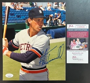 Alan Trammell Signed 8x10 Color Photo JSA w/COA HOF '18 Detroit Tigers #3 MLB! - Picture 1 of 4