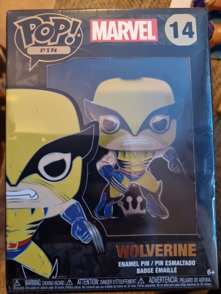 Funko Pop Pin Marvel Wolverine 14 Rogue 13 Storm 12 Colossus 11 Collectable