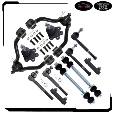 Front Control Arm Ball Joint Tie Rod End Sway Bar For 88-94 Chevrolet K1500 4WD - Image 1 of 4