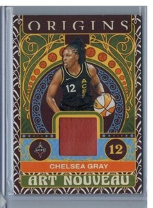 2023 PANINI ORIGINS WNBA CHELSEA GRAY ART NOUVEAU JERSEY ACES AN-CGR